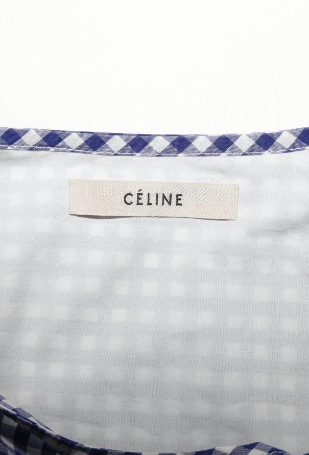 Céline Gingham Asymmetrical Tunic - 5
