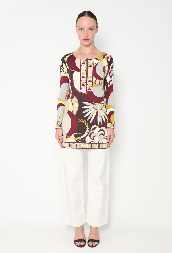 Emilio Pucci Belted Graphic Tunic - 3