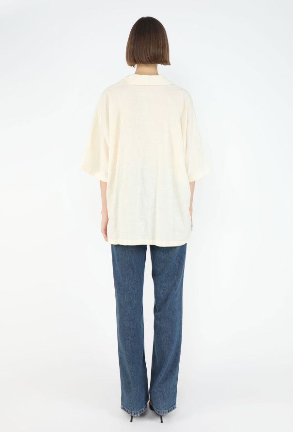 The Row 2024 Wen Ivory Linen Tunic - 5