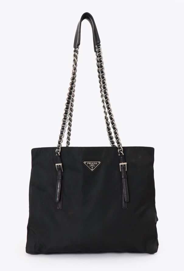 Prada 2000s Nylon Acciaio Tote Bag - 1