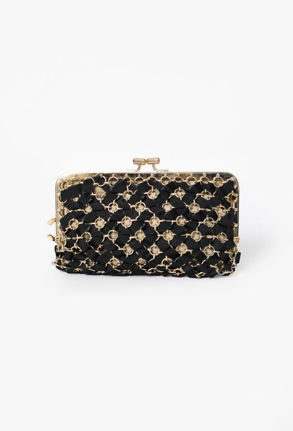 Chanel F/W 2006 Woven Mademoiselle Ligne Clutch - 6