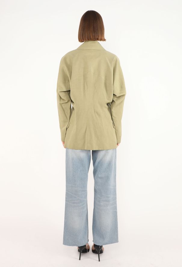 Issey Miyake Cropped Trench Jacket, Early 2000s - 5