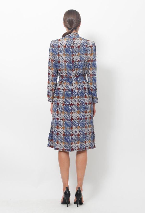 Ted Lapidus Vintage Graphic Lavallière Dress - 7