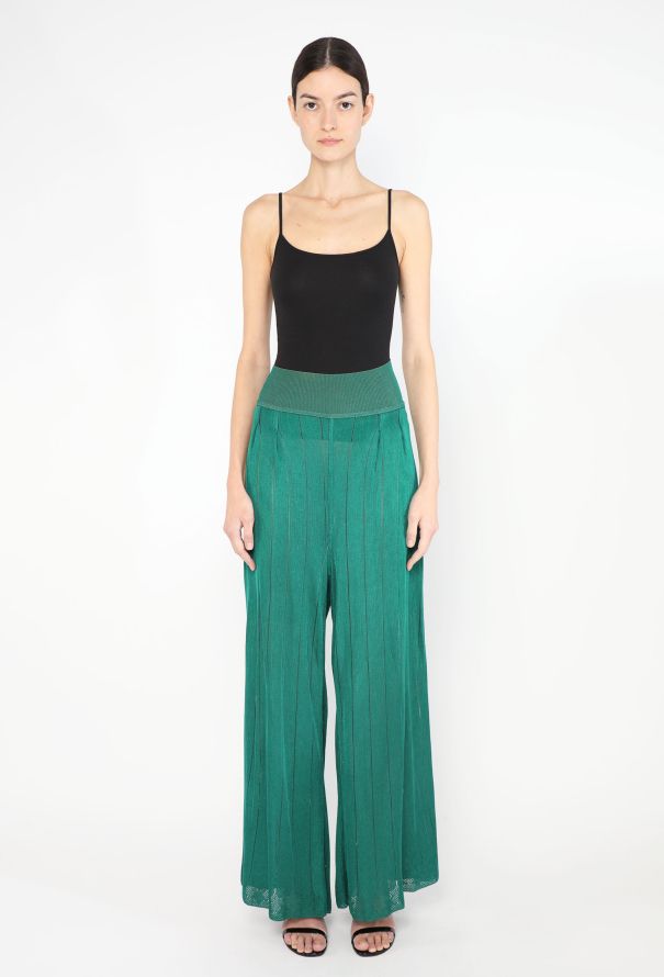 Alaïa S/S 1990 Ribbed Palazzo Pants - 3 Alaïa S/S 1990 Ribbed Palazzo Pants - 3