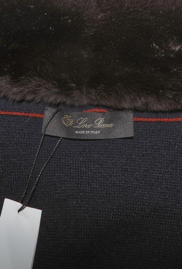 Loro Piana Cashmere Castarino Fur Cardigan - 6