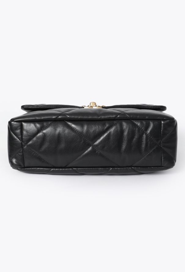 Chanel Black 19 Flap Bag GM - 7