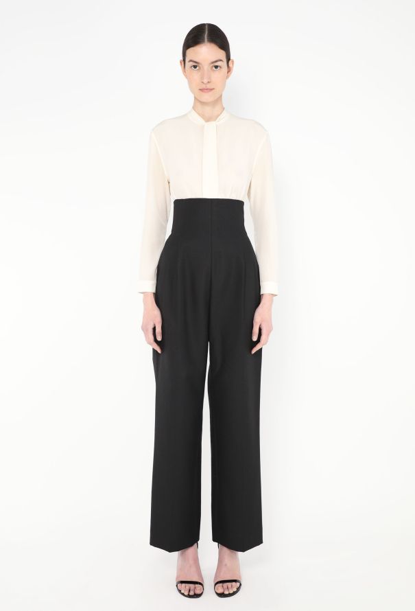 Alaïa High-Waisted Corset Trousers - 1