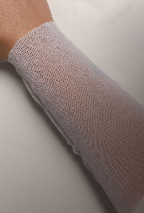 Jean Paul Gaultier 2002 Surrealist Appliqué Mesh Top - 9