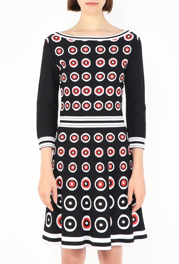 Alaïa S/S 2017 Graphic Mod Skater Dress - 3