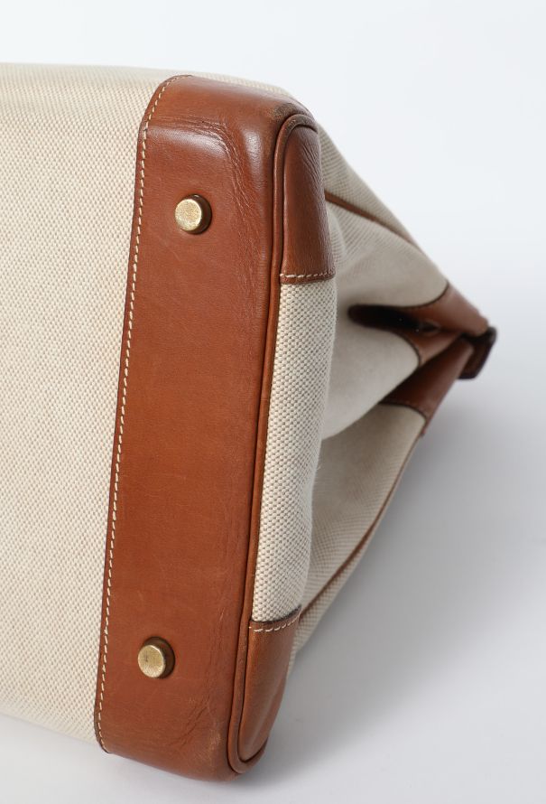 Hermès Vintage Barenia & Toile H Birkin 40 - 8