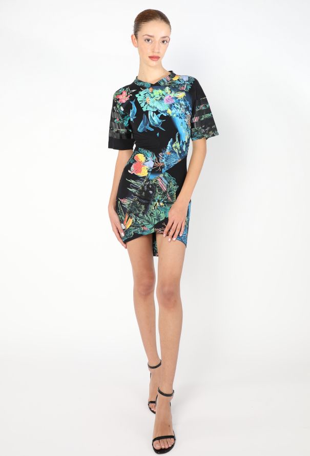Balenciaga ICONIC S/S 2003 Scuba Print Dress - 1