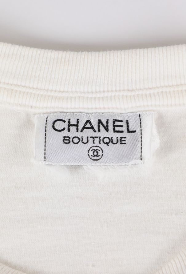 Chanel Boutique Uniform 'COCO Parfum' T-Shirt, 1990s - 5