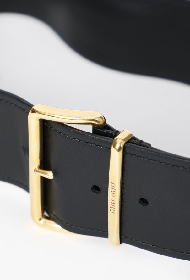 Miu Miu 2024 Leather Buckle Belt - 3 Miu Miu 2024 Leather Buckle Belt - 3