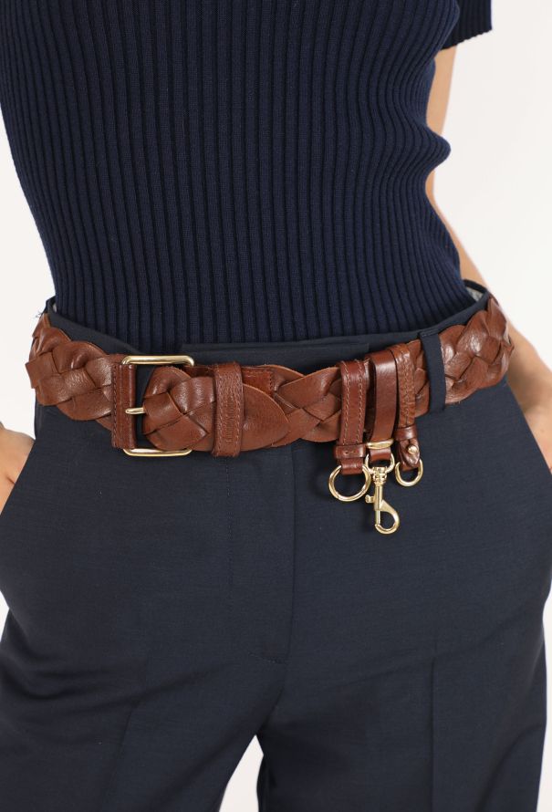 Miu Miu Braided Utility Leather Belt, S/S 2026 - 3