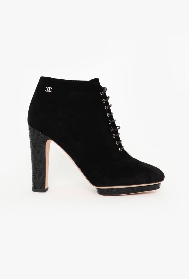 Chanel Pre-Fall 2015 Paris-Salzburg Suede Boots - 1