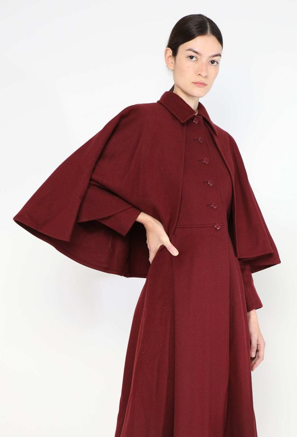 Saint Laurent ICONIC 1970 Cape Coat seen on Françoise Hardy - 1