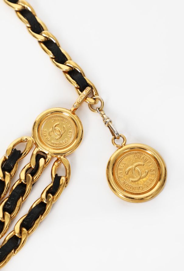 Chanel Triple Chainlink Medallion Belt, F/W 1989 - 4