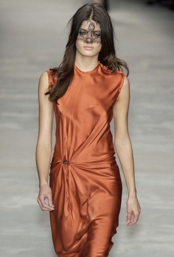 Lanvin Gathered Silk Dress, S/S 2004 - 2