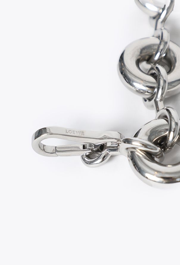 Loewe Donut Bag Chain Silver - 3