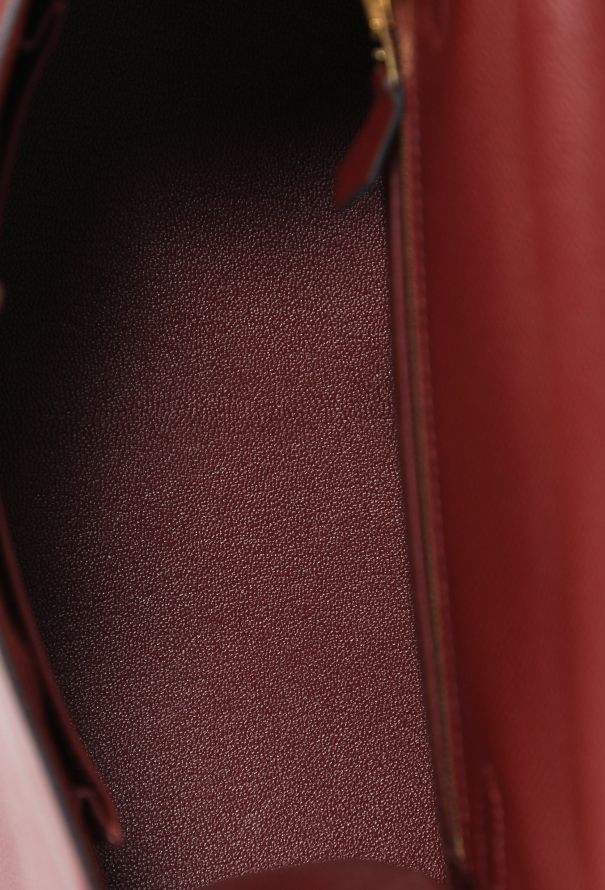 Hermès Rouge H Epsom Kelly Sellier 25 - 16