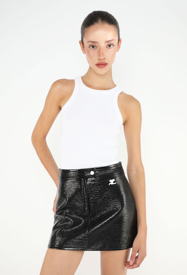 Courrèges 2024 Mod Vinyl Skirt - 1