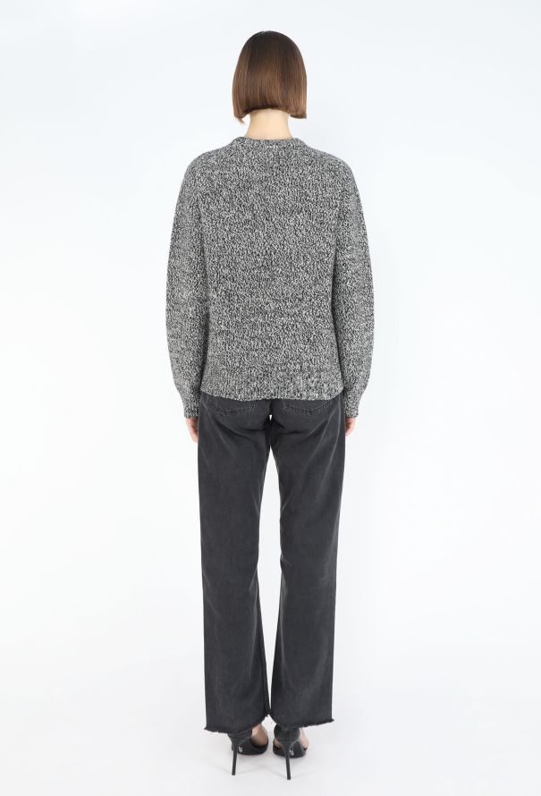 Céline Bicolor Cashmere Knit Sweater - 3