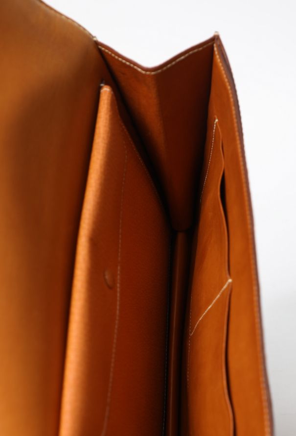 Hermès Rare '80s Marco Polo Toile & Wild Boar Clutch - 11