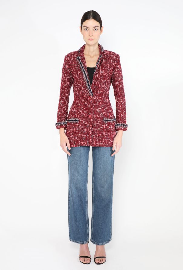 Chanel 2017 Braided Trim Tweed Jacket - 4