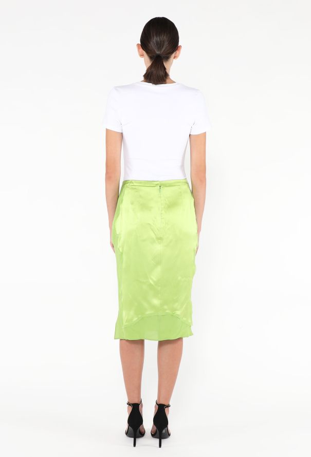 Saint Laurent Rare F/W 2004 Charmeuse Skirt - 4 Saint Laurent Rare F/W 2004 Charmeuse Skirt - 4