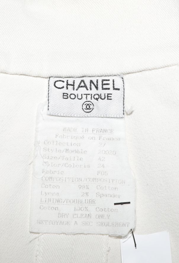 Chanel '90s Denim 'CC' Skirt - 4