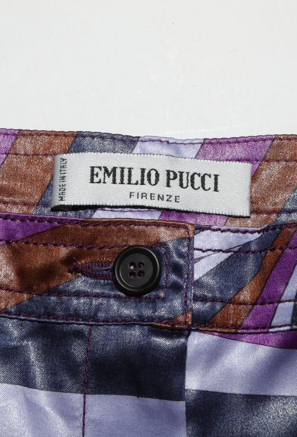 Emilio Pucci Vintage Tapered Iride Pants - 5 Emilio Pucci Vintage Tapered Iride Pants - 5