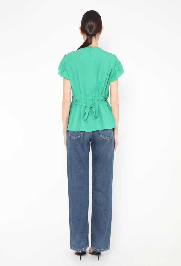 Balenciaga Resort 2017 Asymmetrical Pleated Top - 4