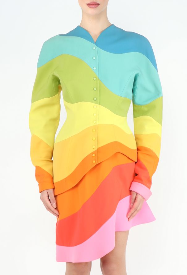 Thierry Mugler ULTRA COLLECTOR S/S 1990 Rainbow Ensemble - 4