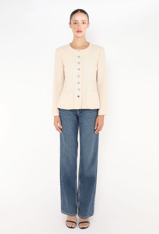 Chanel 1995 Mirrored 'CC' Tweed Jacket - 2