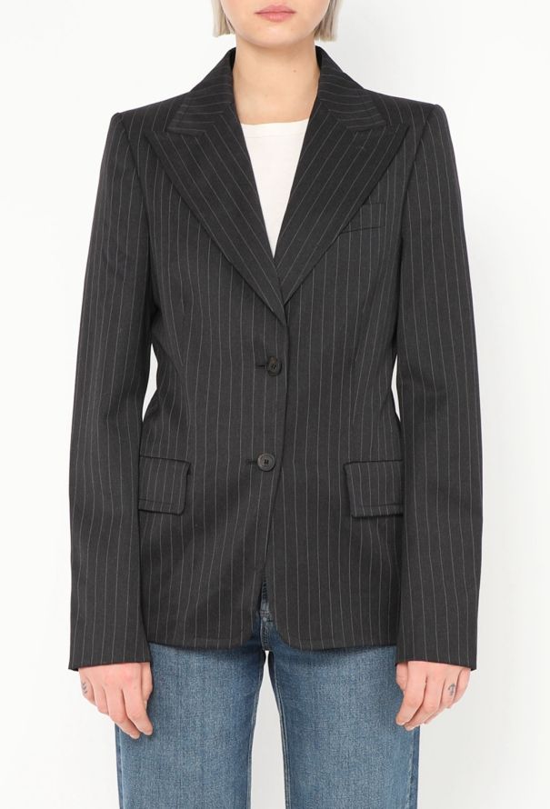 Gucci S/S 2005 Tailored Pinstripe Blazer - 3