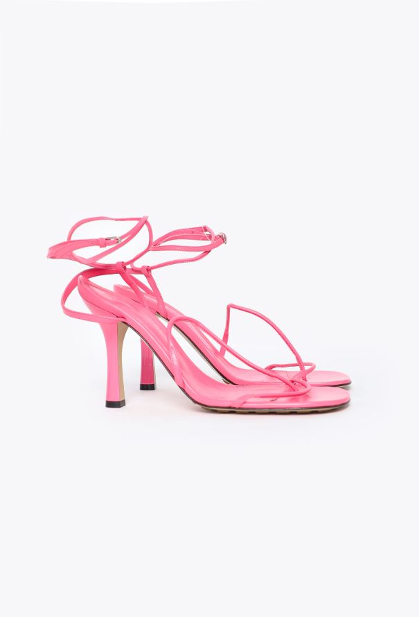 Bottega Veneta 2020 'Barely There' Leather Sandals - 3