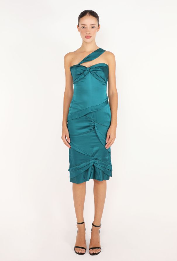 Gucci Ruffled Silk Charmeuse Dress, 2005 - 2