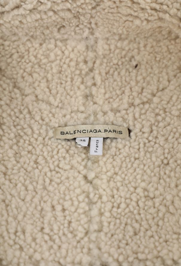 Balenciaga Shearling Aviator Jacket, F/W 2003 - 7