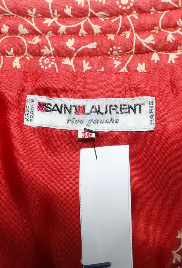 Saint Laurent S/S 1986 Quilted Kimono Jacket - 7