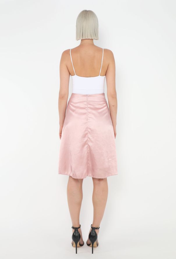 Gucci 2004 Ruched Charmeuse Skirt - 5