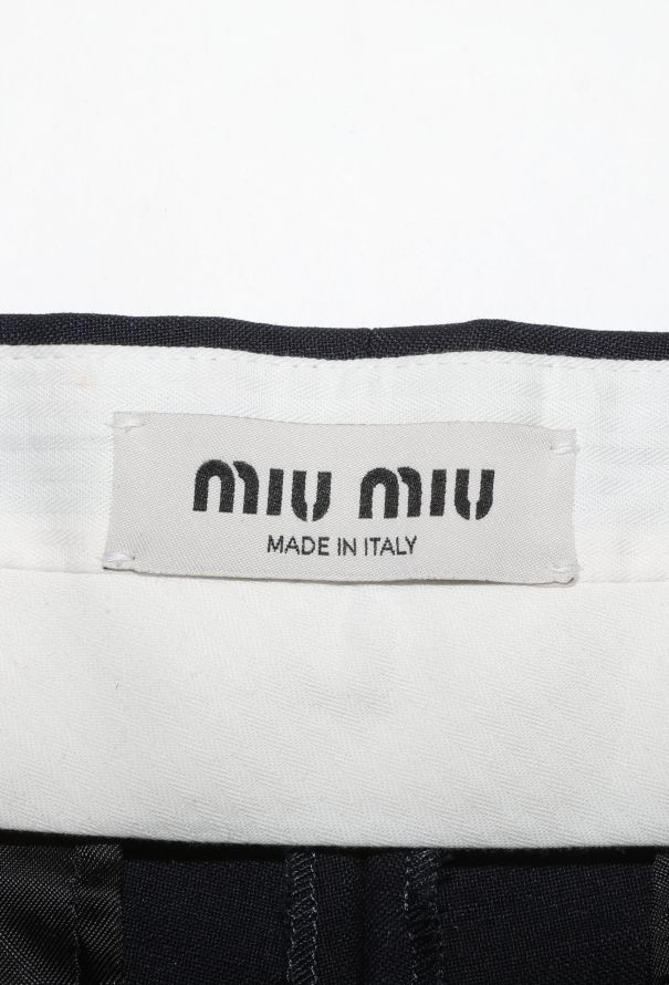 Miu Miu S/S 2025 Mohair Crepe Trouser - 7 Miu Miu S/S 2025 Mohair Crepe Trouser - 7
