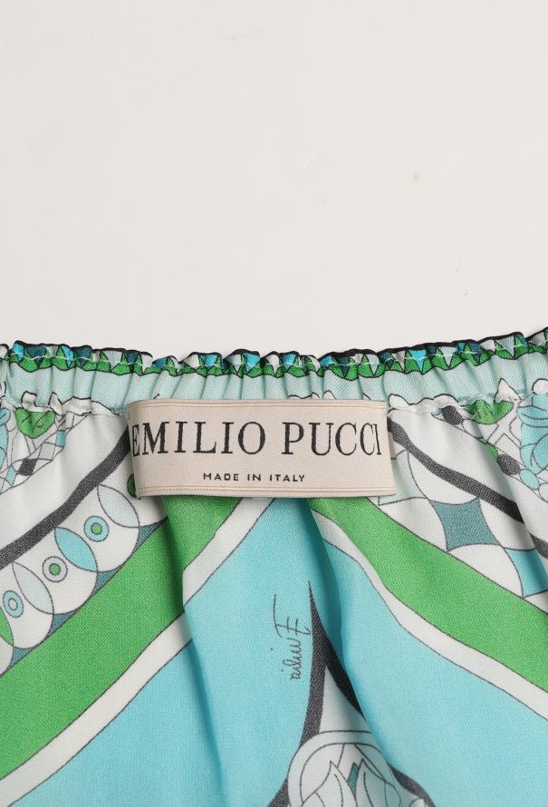 Emilio Pucci Resort 2014 Silk Graphic Belted Dress - 6