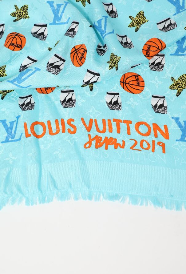 Louis Vuitton 2019 Limited Edition Jacquard Shawl - 4 Louis Vuitton 2019 Limited Edition Jacquard Shawl - 4
