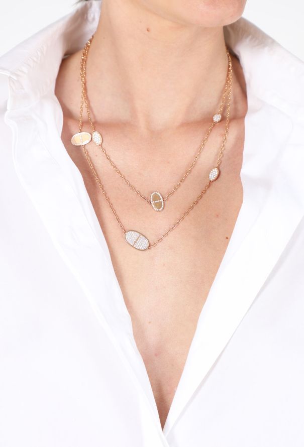 Hermès Chaine d'Ancre Contour Long Necklace - 2