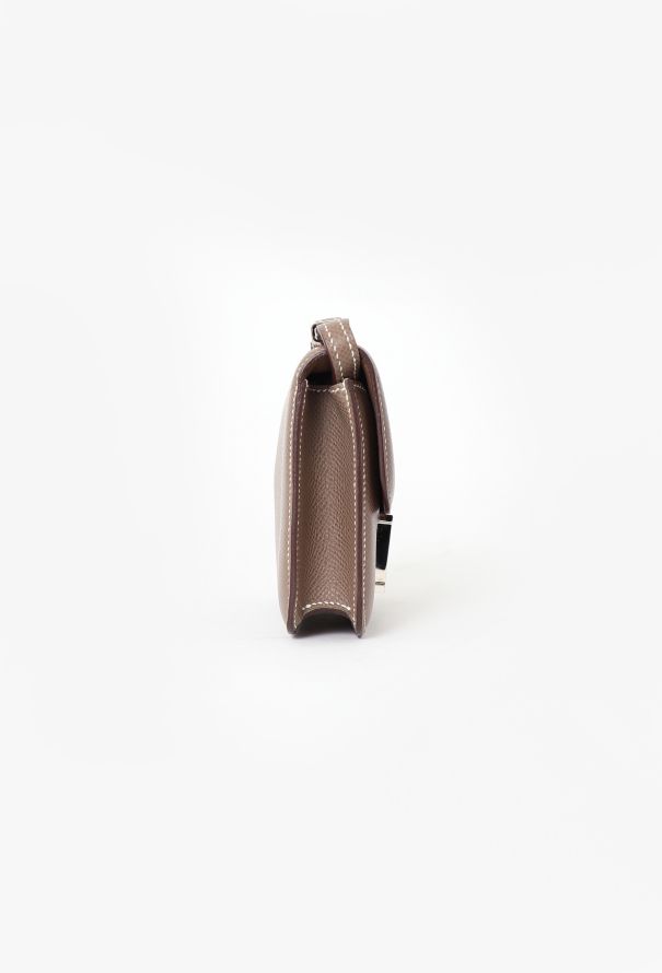 Hermès Etoupe Epsom Micro Constance - 5 Hermès Etoupe Epsom Micro Constance - 5