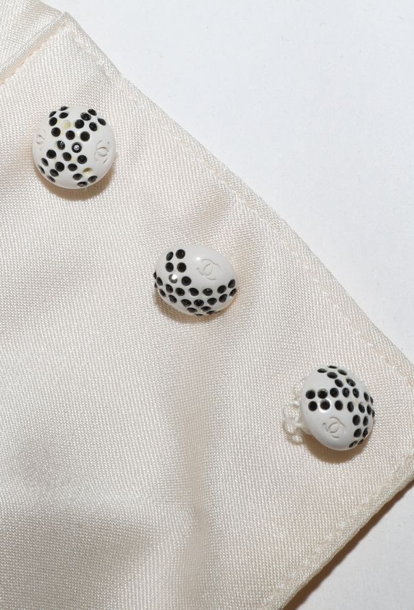 Chanel Ruffled Silk Lavallière Blouse - 7