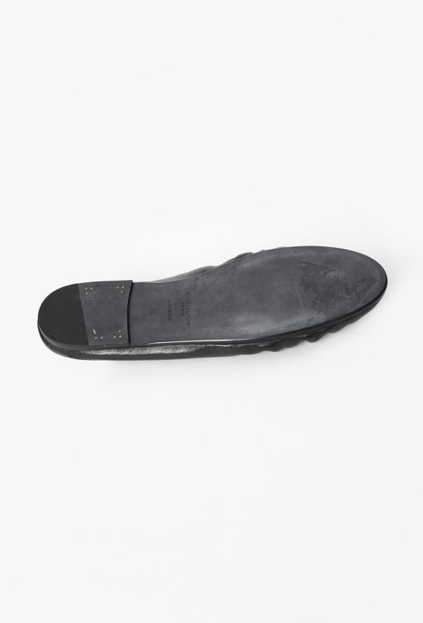 Saint Laurent Ruched Leather Penny Loafers, 2025 - 5
