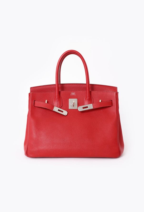 Hermès Red Epsom Birkin 30 - 2 Hermès Red Epsom Birkin 30 - 2