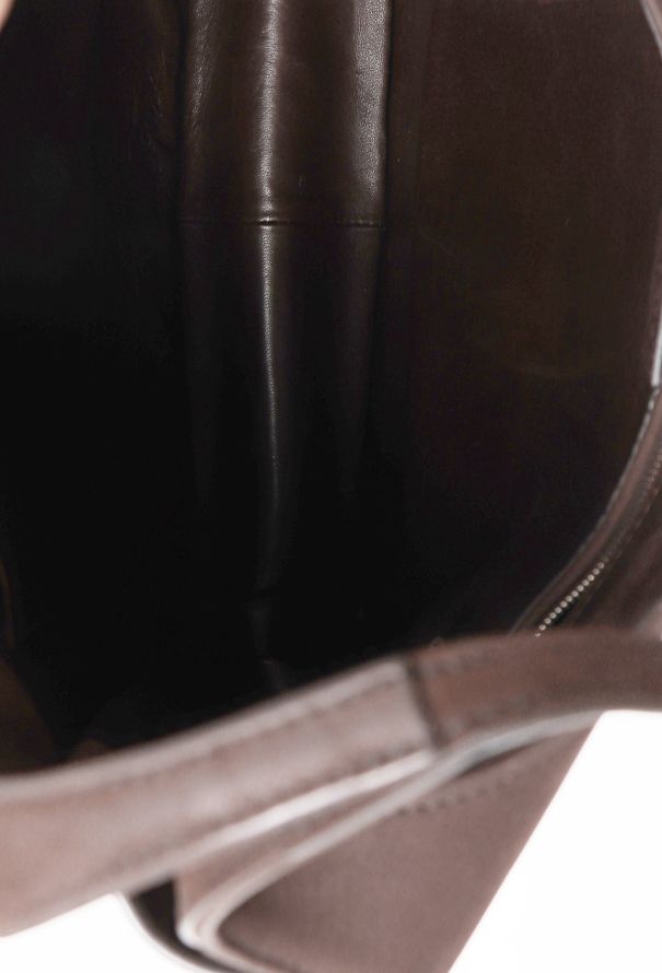 The Row Brown Suede Jules Shoulder Bag - 12