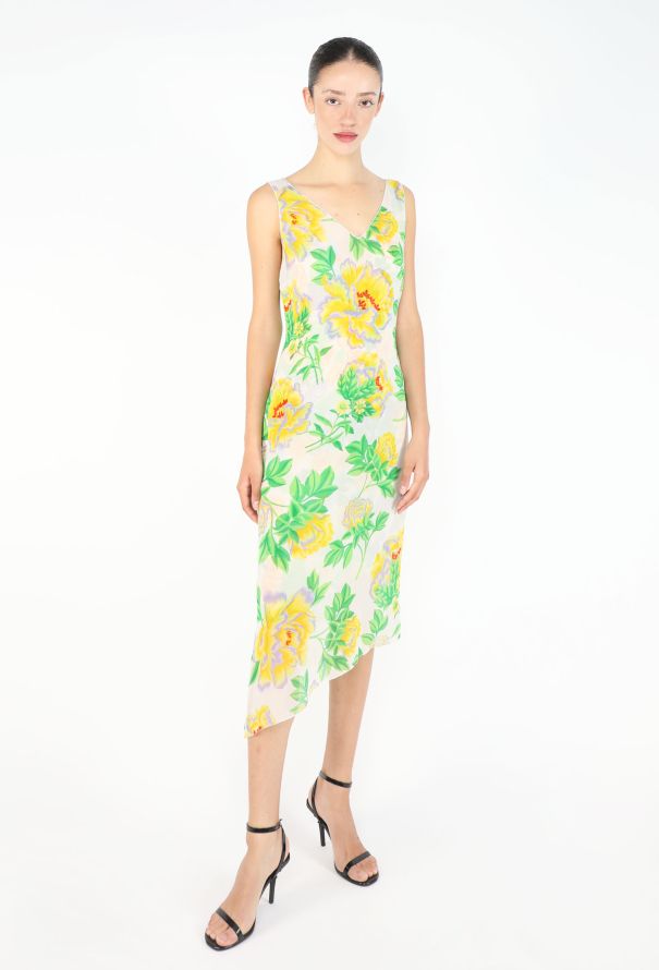 Gianni Versace Atelier Floral Sheath Dress, 1990s - 3
